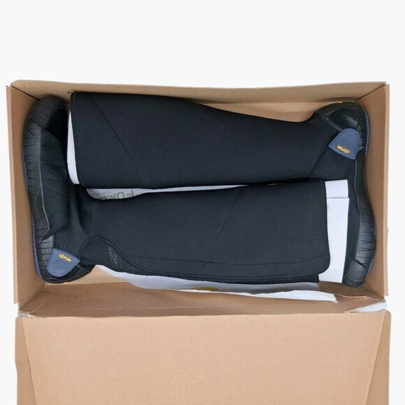 Vibram Furoshiki Neoprene High Boots Womens 8.5-9.5 M (EU 40-41) Black Blue Wrap - Picture 1 of 9